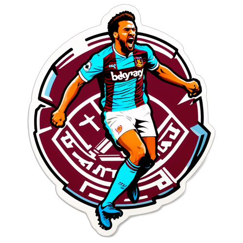 Sticker ya Kuingia kwa Kichwa cha West Ham