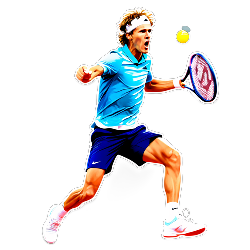 Spannung und Leidenschaft des Tennis mit Alexander Zverev