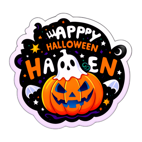 מדבקת הלואין המפחידה