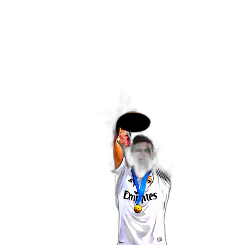 Stiker Perayaan Pemain Real Madrid