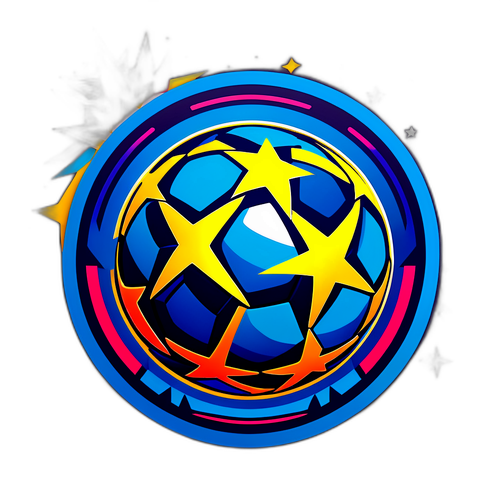Sticker ya Logo ya UEFA Champions League