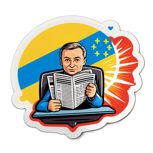 Ілюстрація новин з України в комікс-стилі