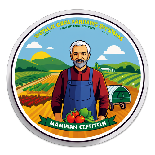 Mustafa Çiftçi'nin Organik Tarım Sistemleri Sticker'ı