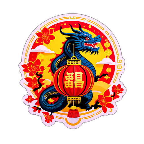 Stiker Tahun Baru Imlek 2026