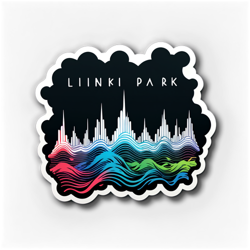 Verlies je in de Geluiden: Ontdek de Kracht van Linkin Park met Deze Indrukwekkende Sticker!