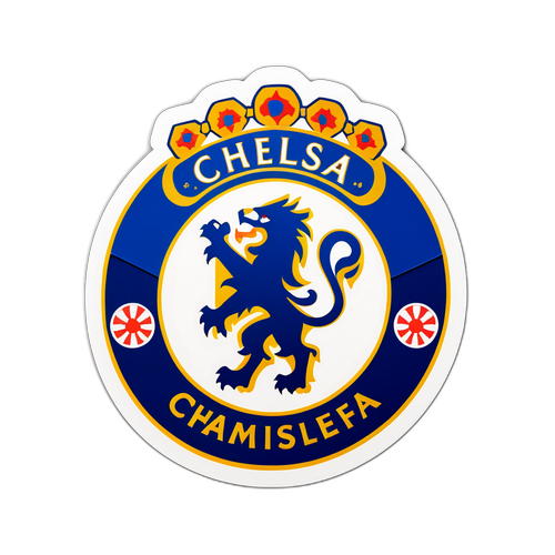 Наліпка з логотипом Челсі