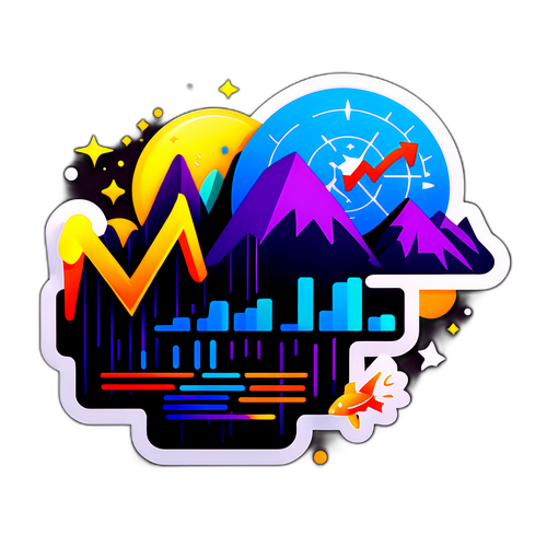 Aktiv Aktiemarked Sticker