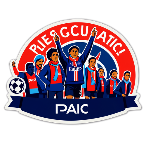 PSG en Fête : La Tifo Électrisante qui Fait Vibrer le Parc des Princes!