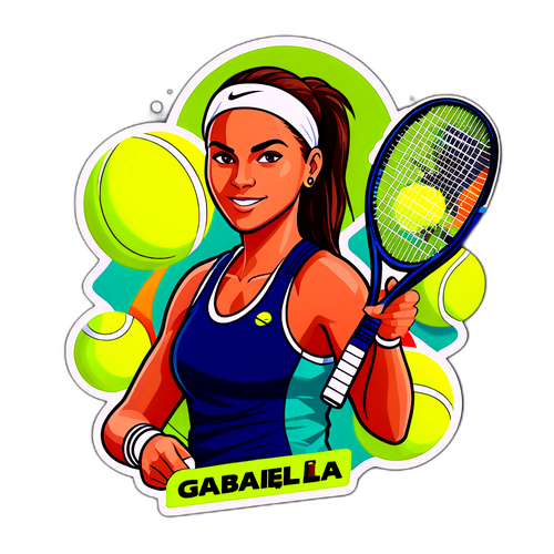 Autocolant cu Gabriela Ruse