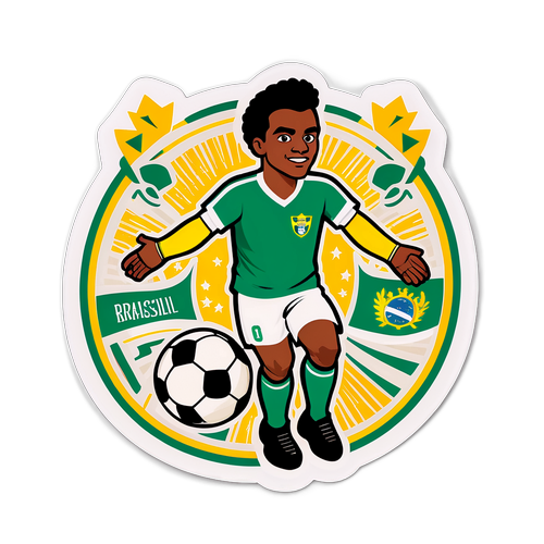 Adesivo Vintage do Futebol: Ícones do Brasileirão