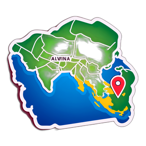 Karttatarra, jossa lännen linja ja tärkeät paikat