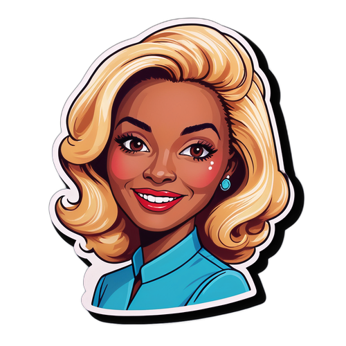 Adesivo Divertido da Atriz Letícia Spiller