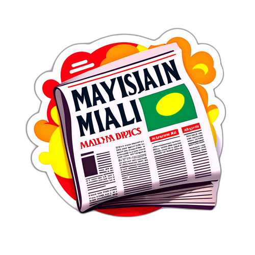 Sticker Surat Khabar Malaysia