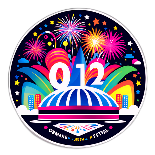 Festivalová nálepka O2 Areny