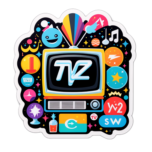 TV2 Program Logo Matrica