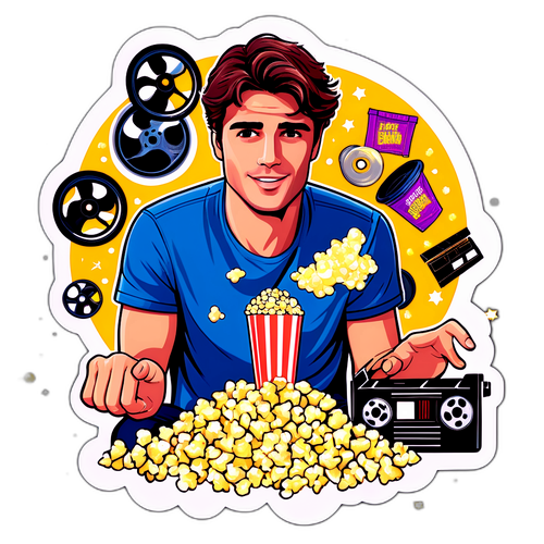 Energisk klistermærke af Jacob Elordi