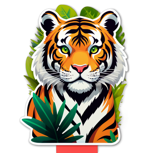 Majestic Tiger Sticker
