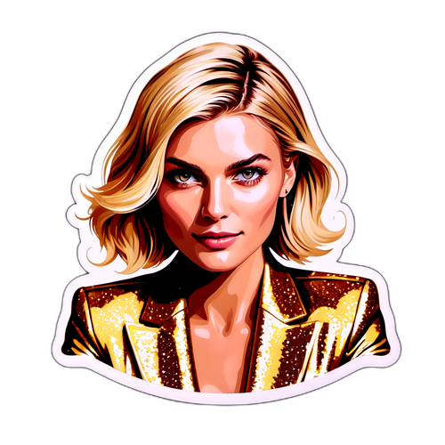 Glamouröse Lena Gercke Aufkleber