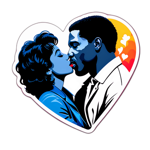 Diseño del beso famoso por Denzel Washington