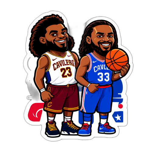 Cavaleiros vs. 76ers: Mascotes em Ação