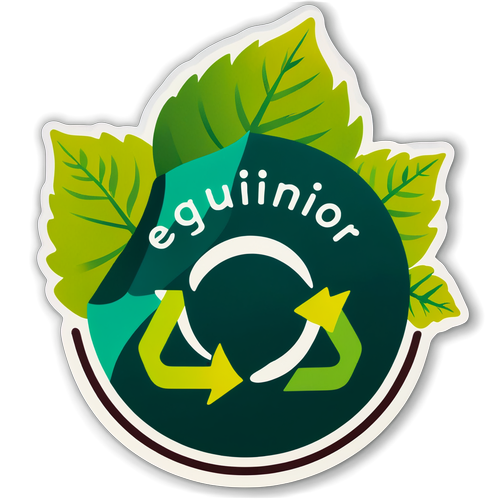 Eco-vennlig sticker med Equinor logo