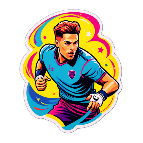 Autocolant cu Dan Alexa în Acțiune