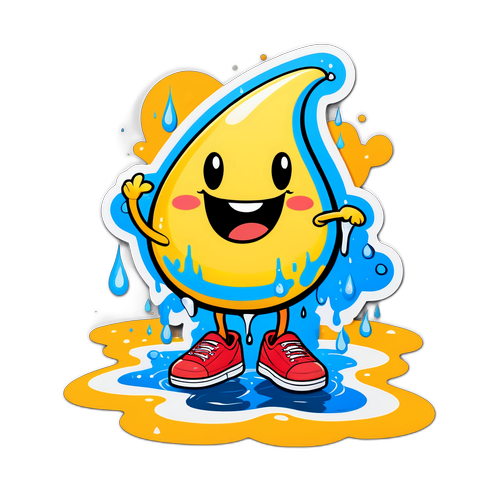 बारिश का एक मजेदार बूंदा