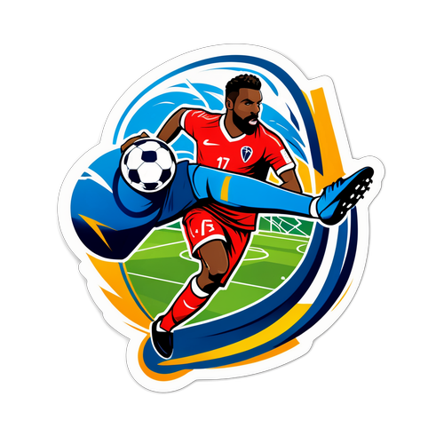Illustratieve sticker voor Ligue 1