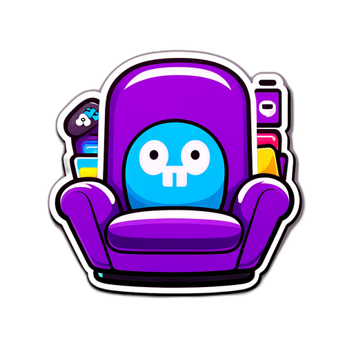 Twitch Logo med Tegneseriefigurer