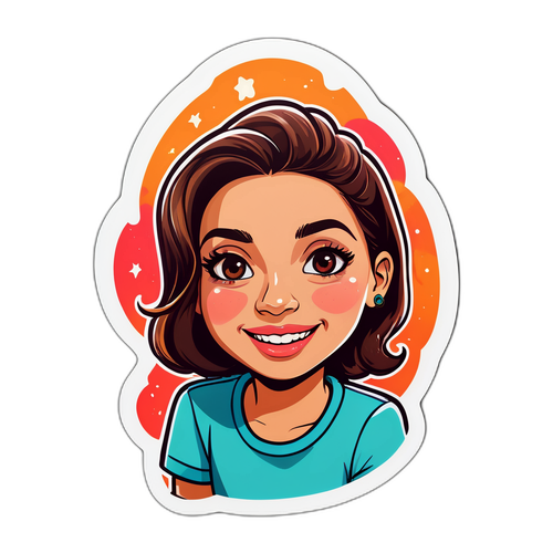 Sticker cu Jaqueline Cristian