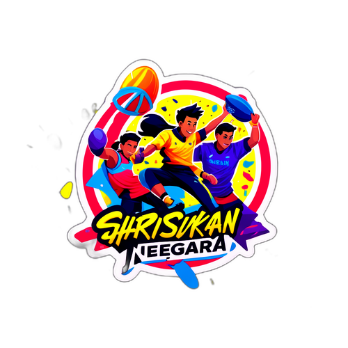Reka Bentuk Pelekat Hari Sukan Negara