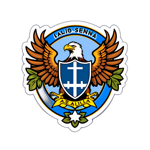 Sticker ya Alama ya Tai la Lazio