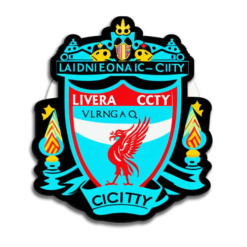 Stiker Sepak Bola Liverpool dan Man City