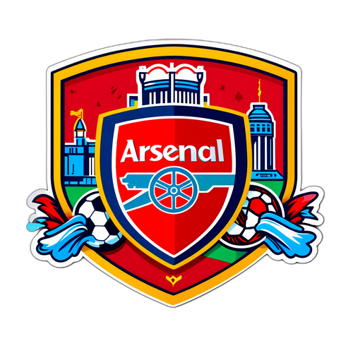 Reka Bentuk Menarik Menggabungkan Lambang Arsenal dan Brighton