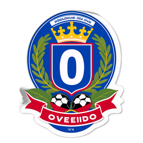 Retro Badget för Real Oviedo