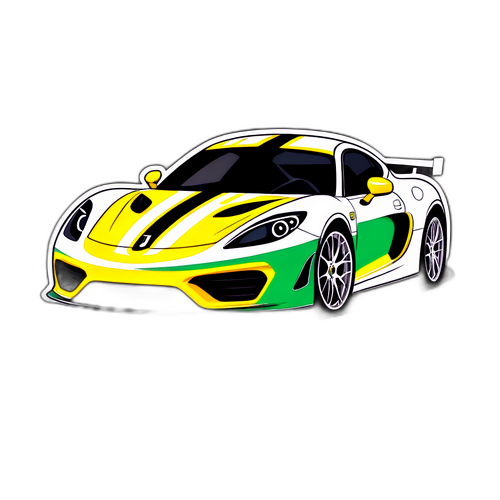 Αυτοκίνητο Αγώνων με Σήμα της Juventus