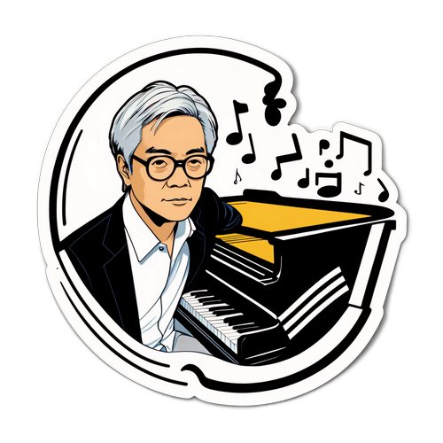 坂本龍一音樂探索貼紙