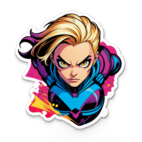 Makulay na Badassery! Ang Sticker ni Cassandra Nova na Magpapalakas ng Iyong Estilo!