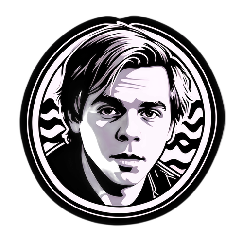 Autocollant monochrome de Tom Odell