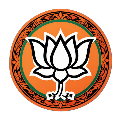 Moderní interpretace symbolu BJP s přírodními prvky