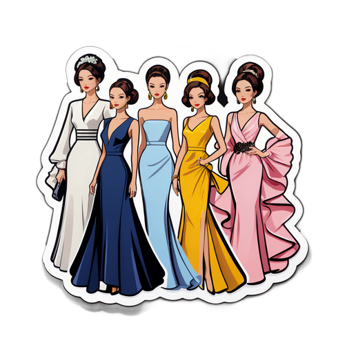 ミドスジランウェイの華やかな雰囲気を表現するモデルデザイン