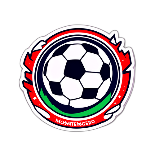 สติ๊กเกอร์เพื่อเข้าร่วมการแข่งขันฟุตบอล 'Montenegro Ball'