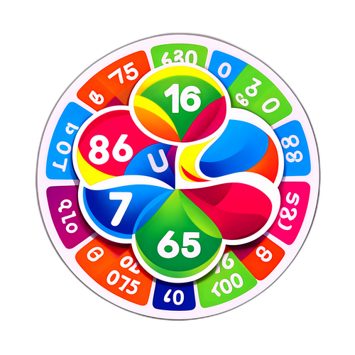 Aufkleber für Lotto 6 aus 45