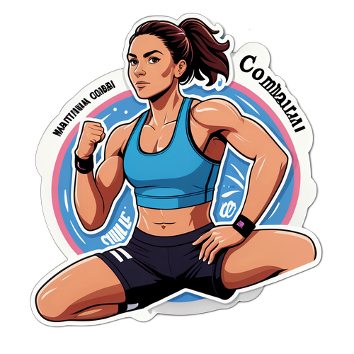 Adesivo Sportivo di Martina Colombari