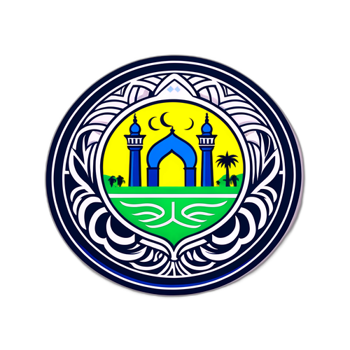 Pemandangan Seni Logo Al Nassr dengan Elemen Budaya Saudi