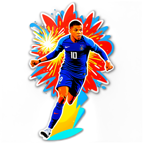 Actionfylt Mbappe-feiring med Fyrverkeri