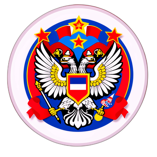 Стикер, отмечающий события в Москве 12 июня