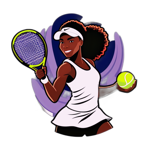 Venus Williams i Action