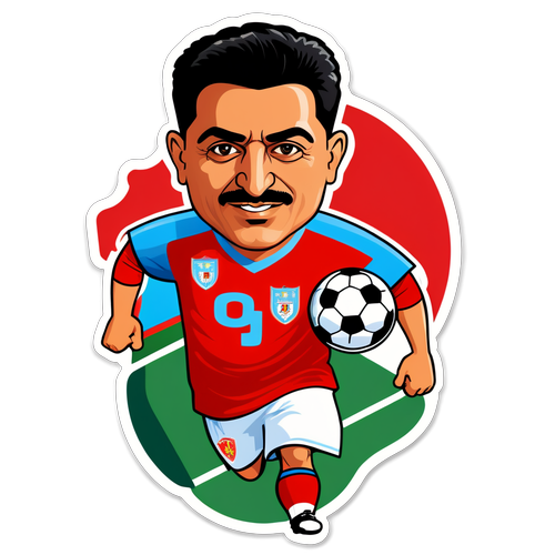 Cenk Ergün'ün İkonik Hayranlığı! Futbol Tutkunlarının Gözdesi Sticker Tasarımı!