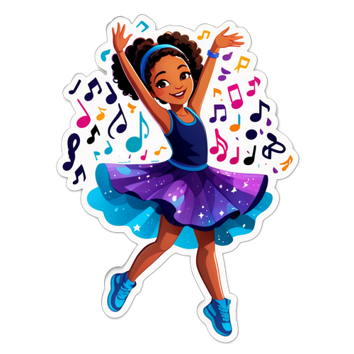 עיצוב מדבקה צבעונית של נועה קירל